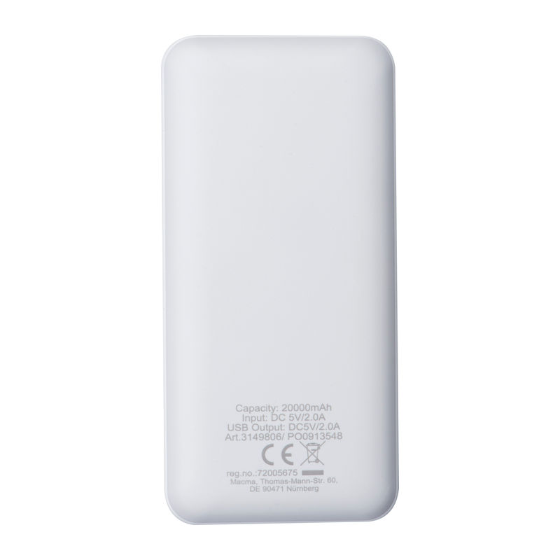 Cracow powerbank, 20.000 mAh