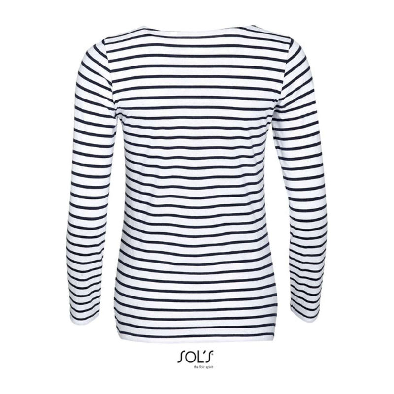 SOL'S MARINE WOMEN - HOSSZÚ UJJÚ CSÍKOS PÓLÓ