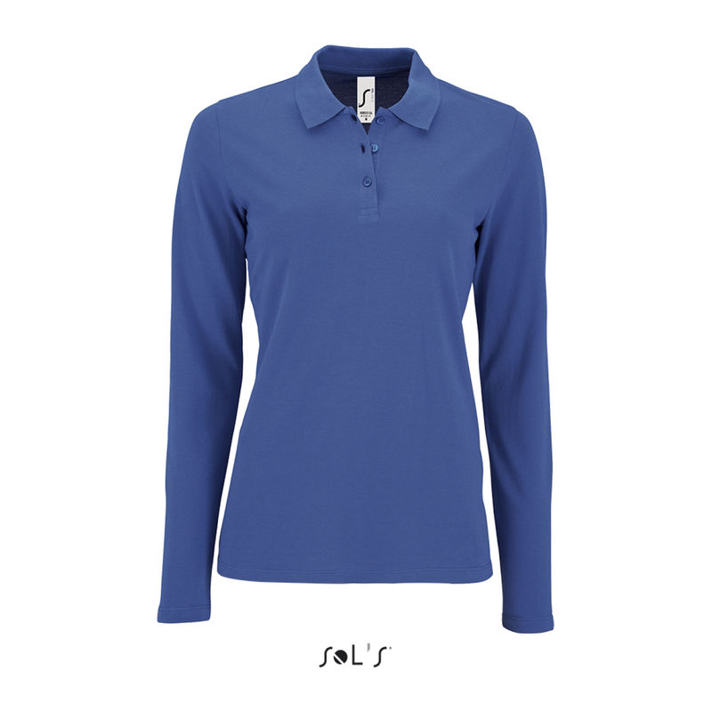 SOL'S PERFECT LSL WOMEN - LONG-SLEEVE PIQUÉ POLO S