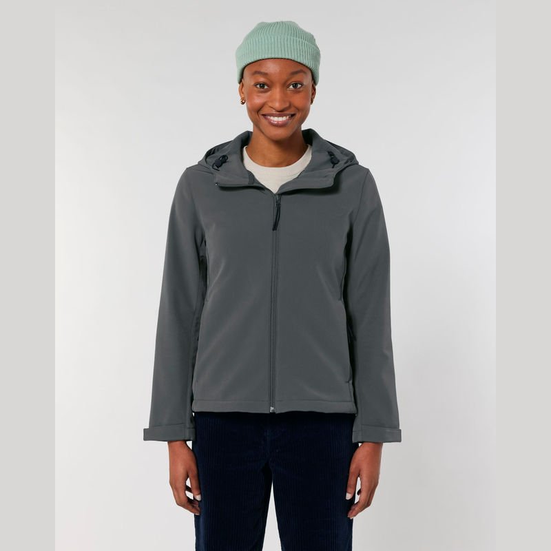 Stella Discoverer női kapucnis softshell kabát