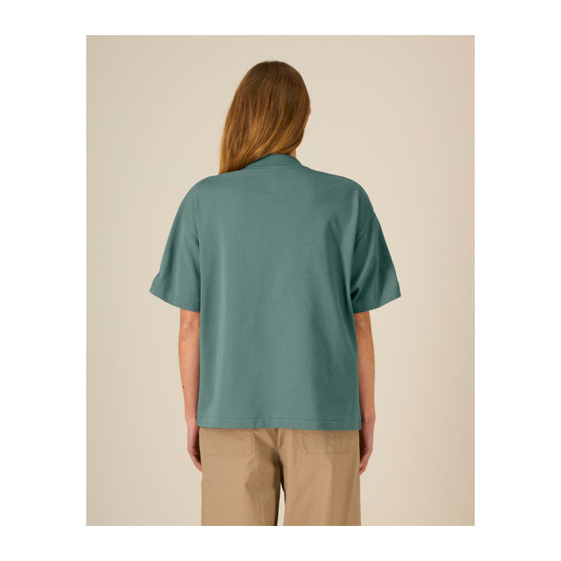 Ikonikus, közepesen vastag uniszex lezser póló