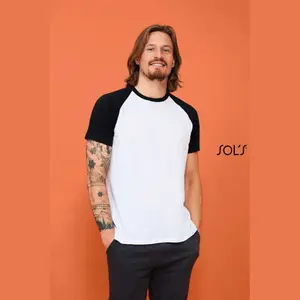 SOL'S FUNKY - MEN'S 2-COLOUR RAGLAN SLEEVES T-SHIR