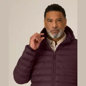 The men's padded jacket
